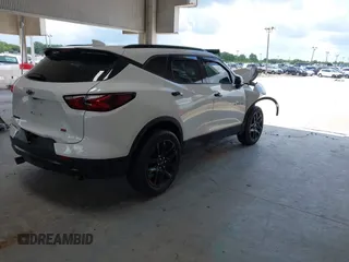 2022 Chevrolet Blazer LT with VIN 3GNKBCR44NS148766, listed as a IAAI auction lot 42482167 with 58,499 mi miles and . Bid and sale history available at DreamBid. Image 4.