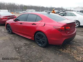 2020 Acura TLX w/Advance Pkg with VIN 19UUB3F80LY000159, listed as a IAAI auction lot 41677292 with 17,113 mi miles. Bid and sale history available at carsss.com. Image 3.