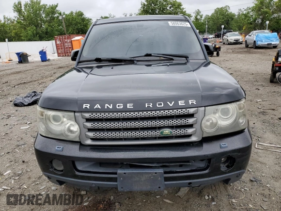2006 Land Rover Range Rover Sport HSE with VIN SALSF25486A920825, listed as a Copart auction lot 58063625 with 218,694 mi miles and Salvage title. Bid and sale history available at DreamBid. Image 5.