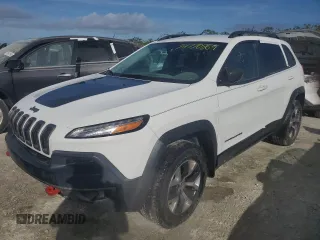 2017 Jeep Cherokee Trailhawk L Plus with VIN 1C4PJMBS8HW587946, listed as a Copart auction lot 74770864 with 0 mi miles and Non Repairable. Bid and sale history available at carsss.com. Image 1.
