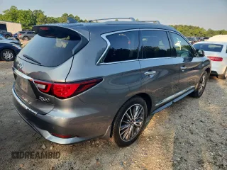 2019 Infiniti QX60 Luxe with VIN 5N1DL0MMXKC522444, listed as a Copart auction lot 63564895 with 99,748 mi miles and Salvage title. Bid and sale history available at DreamBid. Image 3.