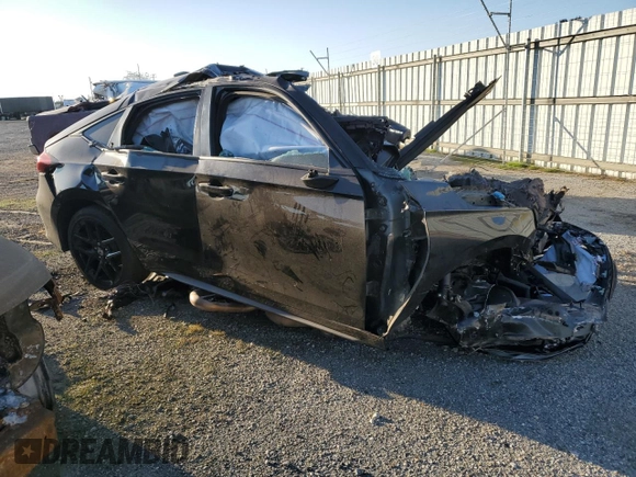 2023 Honda Civic Sport with VIN 19XFL2H87PE007245, listed as a Copart auction lot 88811255 with Not Provided miles and Salvage Title. Bid and sale history available at DreamBid. Image 4.