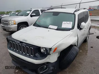 2017 Jeep Renegade Latitude with VIN ZACCJBBB4HPE57906, listed as a IAAI auction lot 42179151 with 124,651 mi miles and . Bid and sale history available at DreamBid. Image 17.