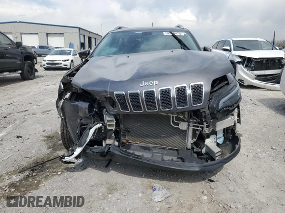 2020 Jeep Cherokee Latitude Plus with VIN 1C4PJMLB7LD554861, listed as a Copart auction lot 52379475 with 59,556 mi miles and Salvage Title. Bid and sale history available at DreamBid. Image 5.