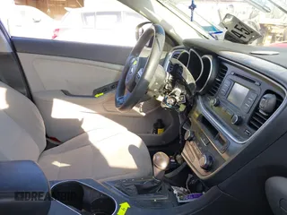 2015 Kia Optima LX with VIN 5XXGM4A75FG485653, listed as a IAAI auction lot 41082053 with 167,649 mi miles. Bid and sale history available at carsss.com. Image 6.