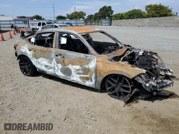 2023 Honda Civic Sport with VIN 19XFL2H8XPE017588, listed as a Copart auction lot 64258014 with Not Provided miles and Non Repairable. Bid and sale history available at DreamBid. Image 4.