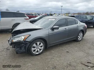 2009 Honda Accord Sdn EX-L with VIN 1HGCP26819A108962, listed as a Copart auction lot 49856925 with 0 mi miles and Salvage Title. Bid and sale history available at carsss.com. Image 1.
