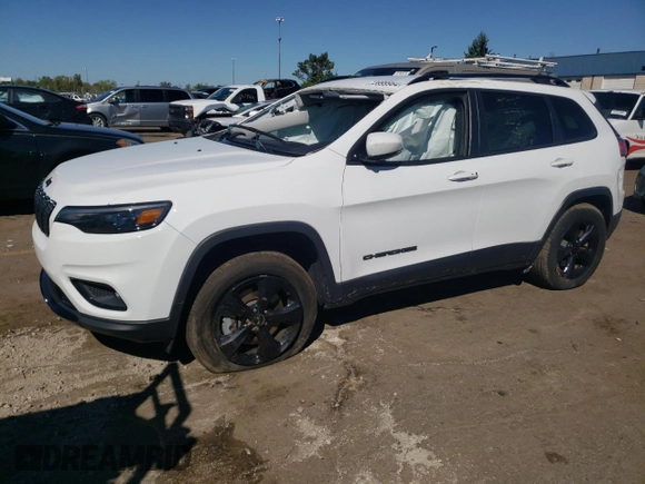 2020 Jeep Cherokee Altitude with VIN 1C4PJMLB4LD536737, listed as a Copart auction lot 73999964 with 25,610 mi miles and Salvage Title. Bid and sale history available at carsss.com. Image 1.