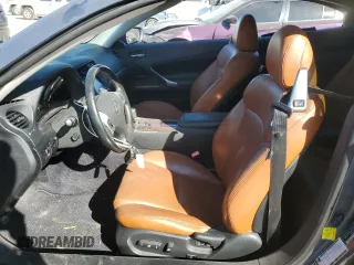 2012 Lexus IS 350 C with VIN JTHFE2C27C2508753, listed as a Copart auction lot 75334724 with 117,212 mi miles and Salvage title. Bid and sale history available at DreamBid. Image 7.