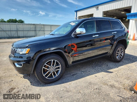 2019 Jeep Grand Cherokee Limited with VIN 1C4RJFBG8KC670298, listed as a Copart auction lot 62605205 with 90,601 mi miles and Salvage title. Bid and sale history available at DreamBid. Image 1.