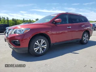 2020 Nissan Pathfinder SV with VIN 5N1DR2BM7LC650929, listed as a Copart auction lot 57849485 with 67,224 mi miles and Salvage title. Bid and sale history available at DreamBid. Image 1.