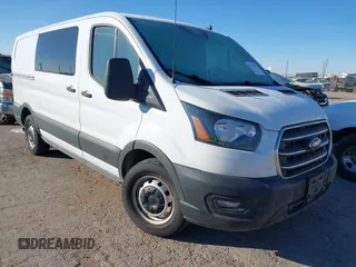 2020 Ford Transit Cargo with VIN 1FTYE1YG3LKB68820, listed as a IAAI auction lot 41340717 with 112,701 mi miles and . Bid and sale history available at DreamBid. Image 1.