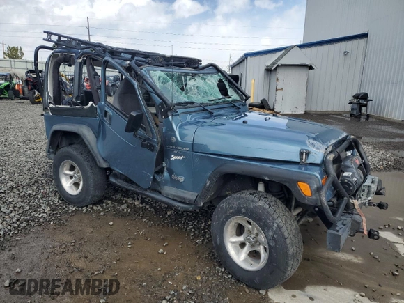 1998 Jeep Wrangler Sport z VIN 1J4FY19S8WP788484, wystawiony jako Copart lot #50835275 z przebiegiem Nie podano mil oraz Szkoda całkowita • Salvage title. Historia ofert i sprzedaży dostępna na DreamBid. Obrazek 4.
