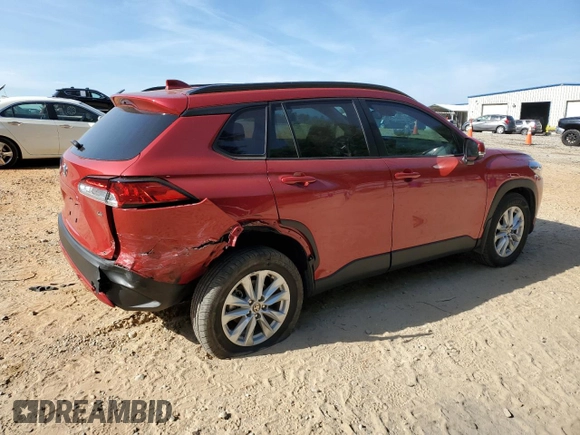 2023 Toyota Corolla Cross LE with VIN 7MUCAAAG9PV068256, listed as a Copart auction lot 53640845 with 49,989 mi miles and Salvage title. Bid and sale history available at DreamBid. Image 3.