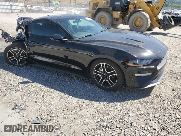 2019 Ford Mustang EcoBoost z VIN 1FA6P8TH2K5176100, wystawiony jako Copart lot #60731865 z przebiegiem 6 118 mil mil oraz Szkoda całkowita • Salvage title. Historia ofert i sprzedaży dostępna na DreamBid. Obrazek 4.