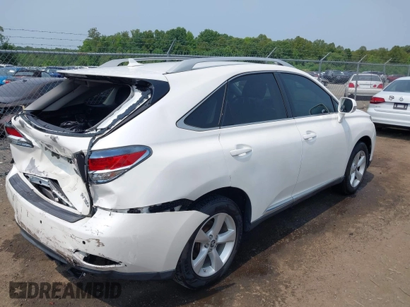 2013 Lexus RX 350 with VIN 2T2BK1BA1DC223508, listed as a IAAI auction lot 42413129 with 126,950 mi miles and . Bid and sale history available at DreamBid. Image 4.