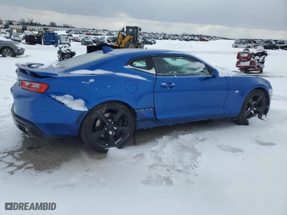 2017 Chevrolet Camaro 1SS with VIN 1G1FF1R77H0113074, listed as a Copart auction lot 45790455 with 57,183 mi miles and Salvage Title. Bid and sale history available at carsss.com. Image 3.