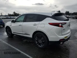 2021 Acura RDX w/A-Spec Package with VIN 5J8TC2H60ML010963, listed as a Copart auction lot 44307295 with 45,596 mi miles and Salvage Title. Bid and sale history available at carsss.com. Image 2.