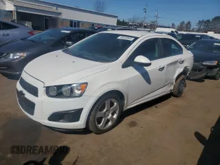 2014 Chevrolet Sonic LTZ with VIN 1G1JE5SB7E4202652, listed as a Copart auction lot 48540805 with 128,328 mi miles and Salvage Title. Bid and sale history available at carsss.com. Image 1.