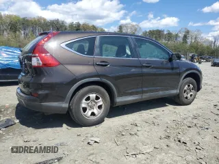 2015 Honda CR-V LX with VIN 2HKRM4H32FH621981, listed as a Copart auction lot 52135925 with 38,562 mi miles and Salvage Title. Bid and sale history available at DreamBid. Image 3.
