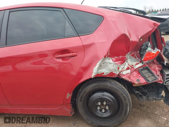2015 Toyota Prius Four with VIN JTDKN3DU4F1895858, listed as a IAAI auction lot 41902502 with 255,787 mi miles. Bid and sale history available at carsss.com. Image 6.