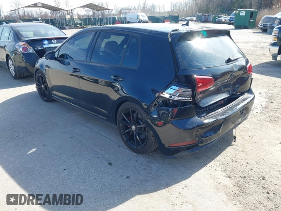 2021 Volkswagen Golf GTI S with VIN 3VW5T7AU6MM009986, listed as a IAAI auction lot 41744096 with 26,120 mi miles. Bid and sale history available at carsss.com. Image 3.