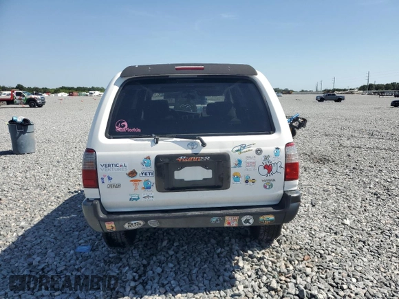 1997 Toyota 4Runner SR5 with VIN JT3HN86R4V0128388, listed as a Copart auction lot 57351325 with 209,322 mi miles and Salvage title. Bid and sale history available at DreamBid. Image 6.