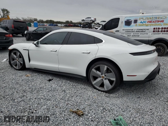 2021 Porsche Taycan 4S z VIN WP0AB2Y17MSA45098, wystawiony jako Copart lot #88754475 z przebiegiem 20 682 mil mil oraz Szkoda całkowita • Salvage title. Historia ofert i sprzedaży dostępna na DreamBid. Obrazek 2.