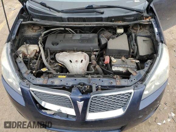 2009 Pontiac Vibe w/1SB with VIN 5Y2SP67039Z432894, listed as a Copart auction lot 37160004 with 0 mi miles and Clean Title. Bid and sale history available at carsss.com. Image 11.