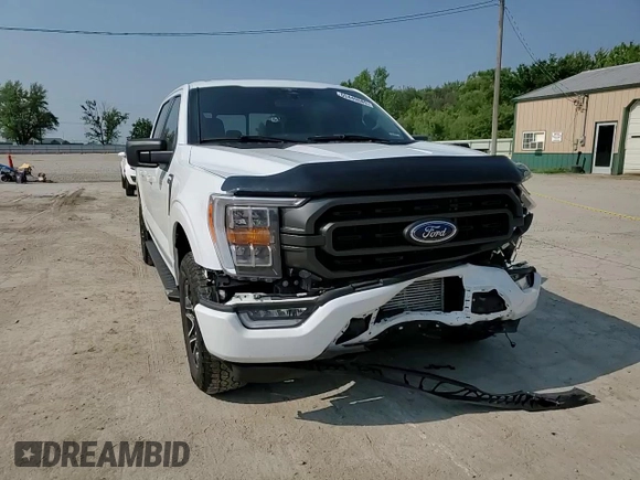2023 Ford F-150 XL with VIN 1FTFW1E81PFA70563, listed as a Copart auction lot 60440685 with 31,198 mi miles and Salvage title. Bid and sale history available at DreamBid. Image 13.