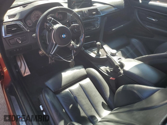 2016 BMW M4 with VIN WBS3U9C59GP969108, listed as a Copart auction lot 60528043 with 39,255 mi miles. Bid and sale history available at carsss.com. Image 8.