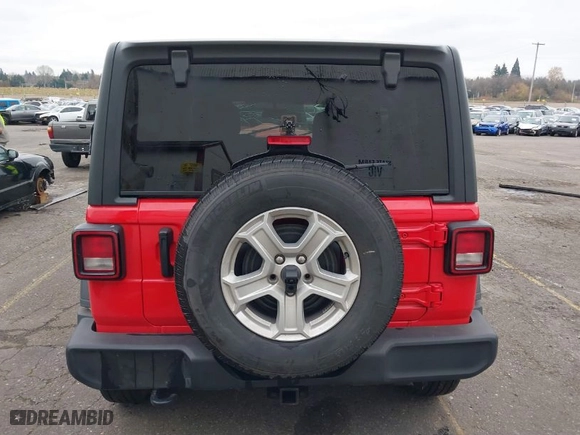 2021 Jeep Wrangler Unlimited Sport S with VIN 1C4HJXDN1MW531032, listed as a IAAI auction lot 40980414 with NaN miles. Bid and sale history available at carsss.com. Image 16.