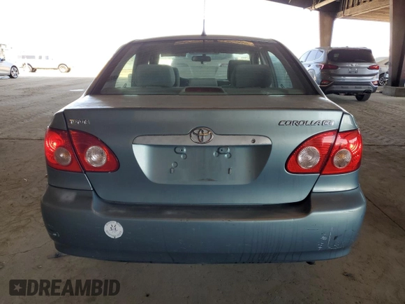 2006 Toyota Corolla CE with VIN 1NXBR32E66Z640879, listed as a Copart auction lot 60329235 with 129,294 mi miles and Salvage title. Bid and sale history available at DreamBid. Image 6.