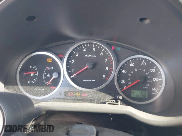 2005 Subaru Impreza Sedan (Natl) WRX with VIN JF1GD29605G515722, listed as a IAAI auction lot 42030403 with 213,788 mi miles. Bid and sale history available at carsss.com. Image 7.