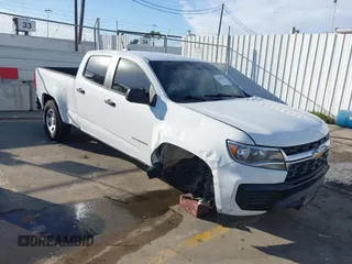 2021 Chevrolet Colorado 2WD Work Truck z VIN 1GCGSBEN5M1180875, wystawiony jako IAAI lot #41646333 z przebiegiem 103 005 mil mil oraz . Historia ofert i sprzedaży dostępna na DreamBid. Obrazek 1.