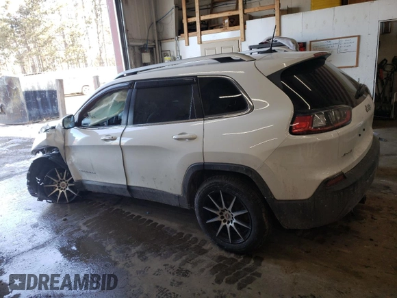 2019 Jeep Cherokee Latitude Plus with VIN 1C4PJMLB4KD258338, listed as a Copart auction lot 46656205 with 0 mi miles and Salvage Title. Bid and sale history available at carsss.com. Image 2.