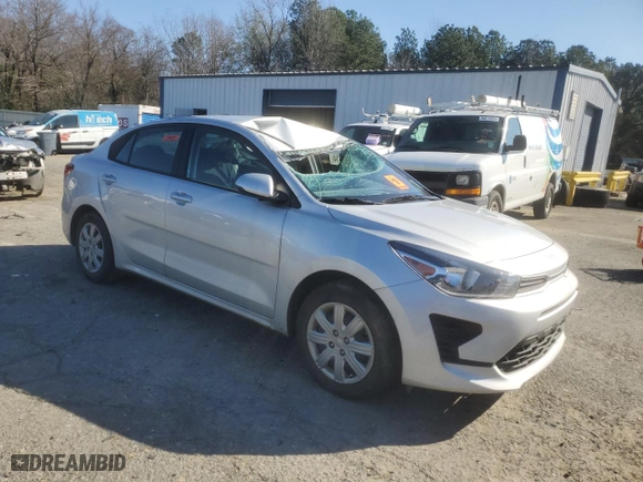 2023 Kia Rio S with VIN 3KPA24AD9PE554212, listed as a Copart auction lot 86905114 with NaN miles and Salvage Title. Bid and sale history available at carsss.com. Image 4.