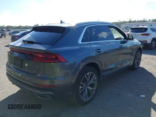 2021 Audi Q8 Premium Plus z VIN WA1EVAF15MD035056, wystawiony jako IAAI lot #41534412 z przebiegiem 65 579 mil mil oraz . Historia ofert i sprzedaży dostępna na DreamBid. Obrazek 4.