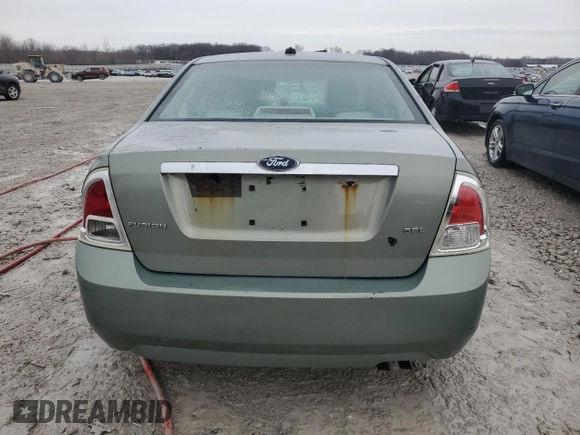 2009 Ford Fusion SEL with VIN 3FAHP08Z99R142108, listed as a Copart auction lot 48016625 with 0 mi miles and Clean Title. Bid and sale history available at carsss.com. Image 6.