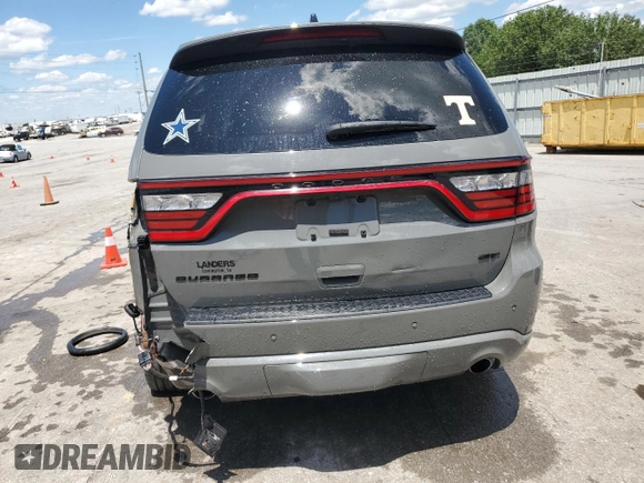 2023 Dodge Durango GT Premium with VIN 1C4RDHDG4PC636107, listed as a Copart auction lot 58533105 with 19,208 mi miles and Salvage title. Bid and sale history available at DreamBid. Image 6.