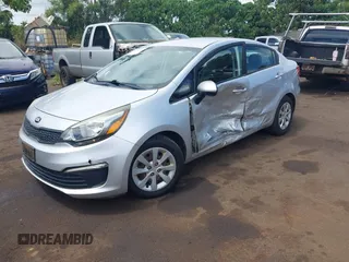 2016 Kia Rio LX with VIN KNADM4A33G6638575, listed as a IAAI auction lot 41828931 with 76,220 mi miles. Bid and sale history available at carsss.com. Image 18.