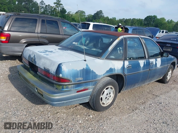 1991 Buick Regal with VIN 2G4WB54T3M1413316, listed as a IAAI auction lot 42097069 with 54,911 mi miles and . Bid and sale history available at DreamBid. Image 4.