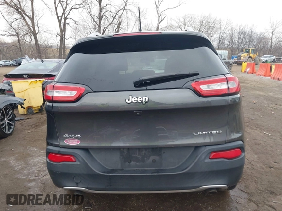 2014 Jeep Cherokee Limited with VIN 1C4PJMDS3EW137985, listed as a IAAI auction lot 41543651 with 131,312 mi miles. Bid and sale history available at carsss.com. Image 16.