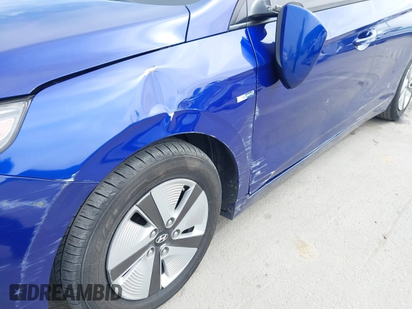 2019 Hyundai Ioniq Blue with VIN KMHC65LC1KU178876, listed as a IAAI auction lot 41718230 with 179,970 mi miles and . Bid and sale history available at DreamBid. Image 6.