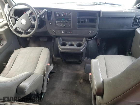2011 Chevrolet Express Passenger 1LT with VIN 1GAZG1FGXB1106362, listed as a Copart auction lot 55584285 with 250,862 mi miles and Salvage title. Bid and sale history available at DreamBid. Image 8.