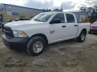 2019 Ram 1500 Tradesman with VIN 3C6RR7KG4KG597174, listed as a Copart auction lot 42129345 with 117,387 mi miles and Clean title. Bid and sale history available at DreamBid. Image 1.