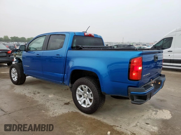 2021 Chevrolet Colorado 2WD LT with VIN 1GCGSCEN5M1141323, listed as a Copart auction lot 53894755 with 118,224 mi miles and Salvage title. Bid and sale history available at DreamBid. Image 2.