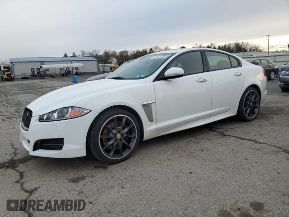 2015 Jaguar XF V6 Portfolio with VIN SAJWJ0FF3F8U56153, listed as a Copart auction lot 52743155 with 61,569 mi miles and Salvage Title. Bid and sale history available at carsss.com. Image 1.