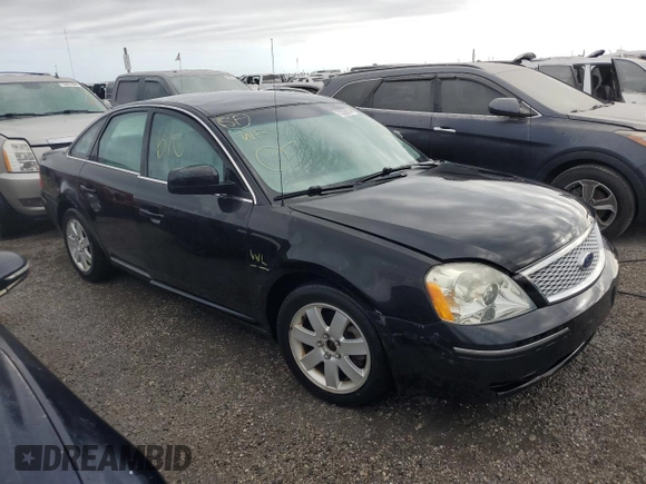 2007 Ford Five Hundred SEL with VIN 1FAHP24147G141531, listed as a Copart auction lot 75239214 with 0 mi miles and Non Repairable. Bid and sale history available at carsss.com. Image 4.
