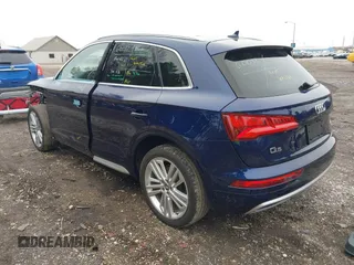 2018 Audi Q5 Premium Plus with VIN WA1BNAFY6J2002090, listed as a IAAI auction lot 41653345 with 127,292 mi miles. Bid and sale history available at carsss.com. Image 3.